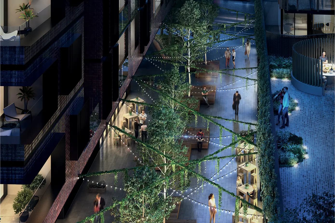West End retail laneway activation